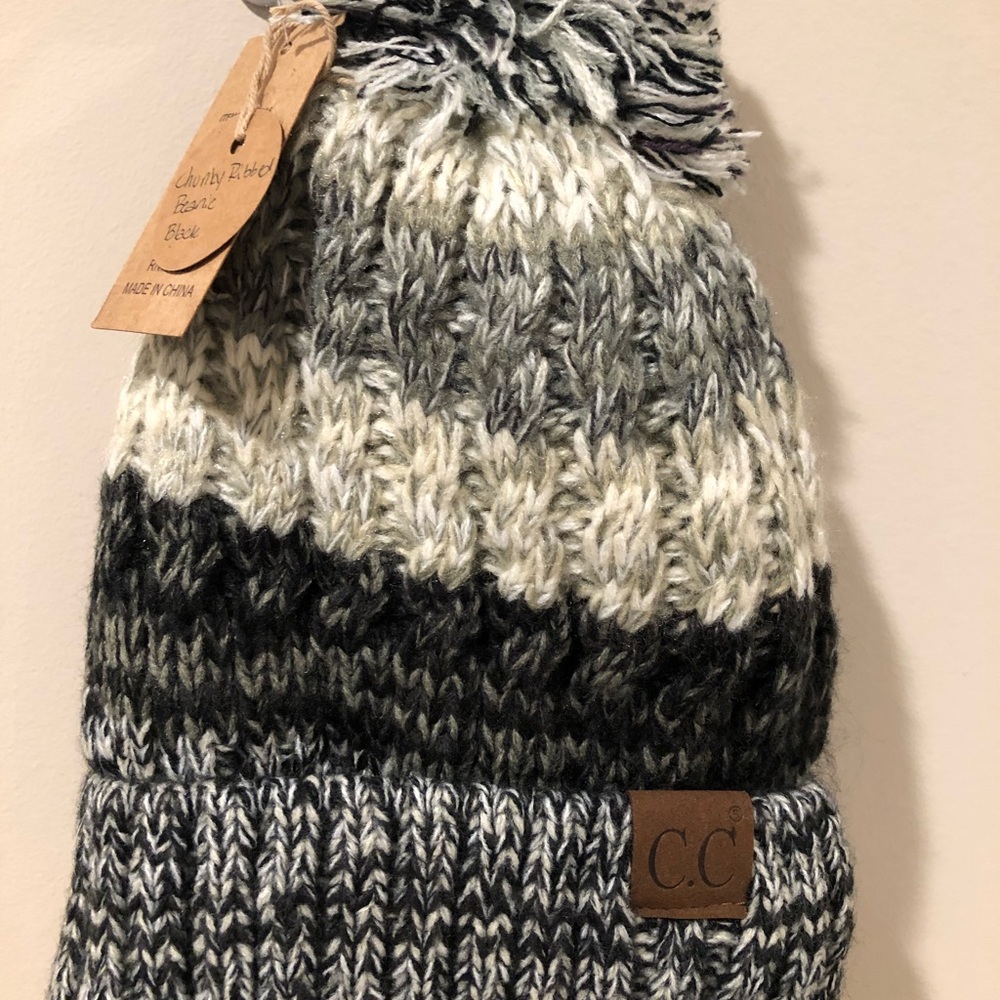 C.C Brand Chunky Beanie With Pom